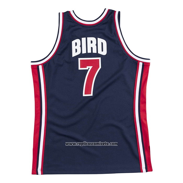 Camiseta USA 1992 Larry Bird #7 Azul